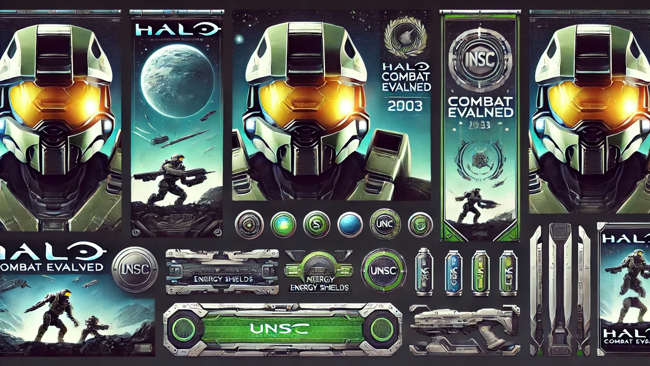 Halo 2003 Game Icons and Banners