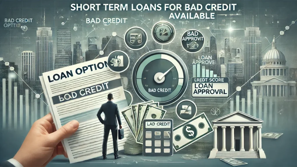 Short Term Loans Bad Credit Options Available