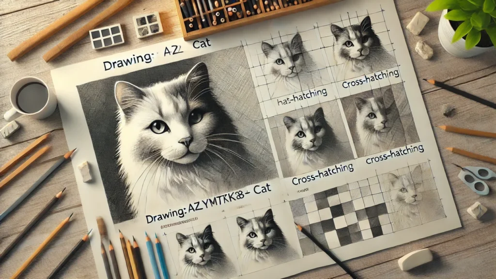 Enhancing Cat Drawings with Shading Techniques