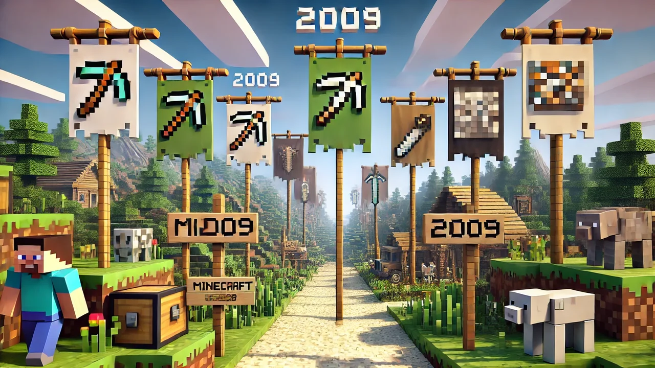 Minecraft (2009) Game Icons Banners